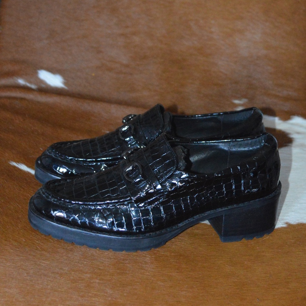 E8 by Miista chunky embossed loafers